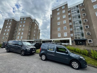 Novopro Fire Protection block maintenance at a Bournemouth residential flats development