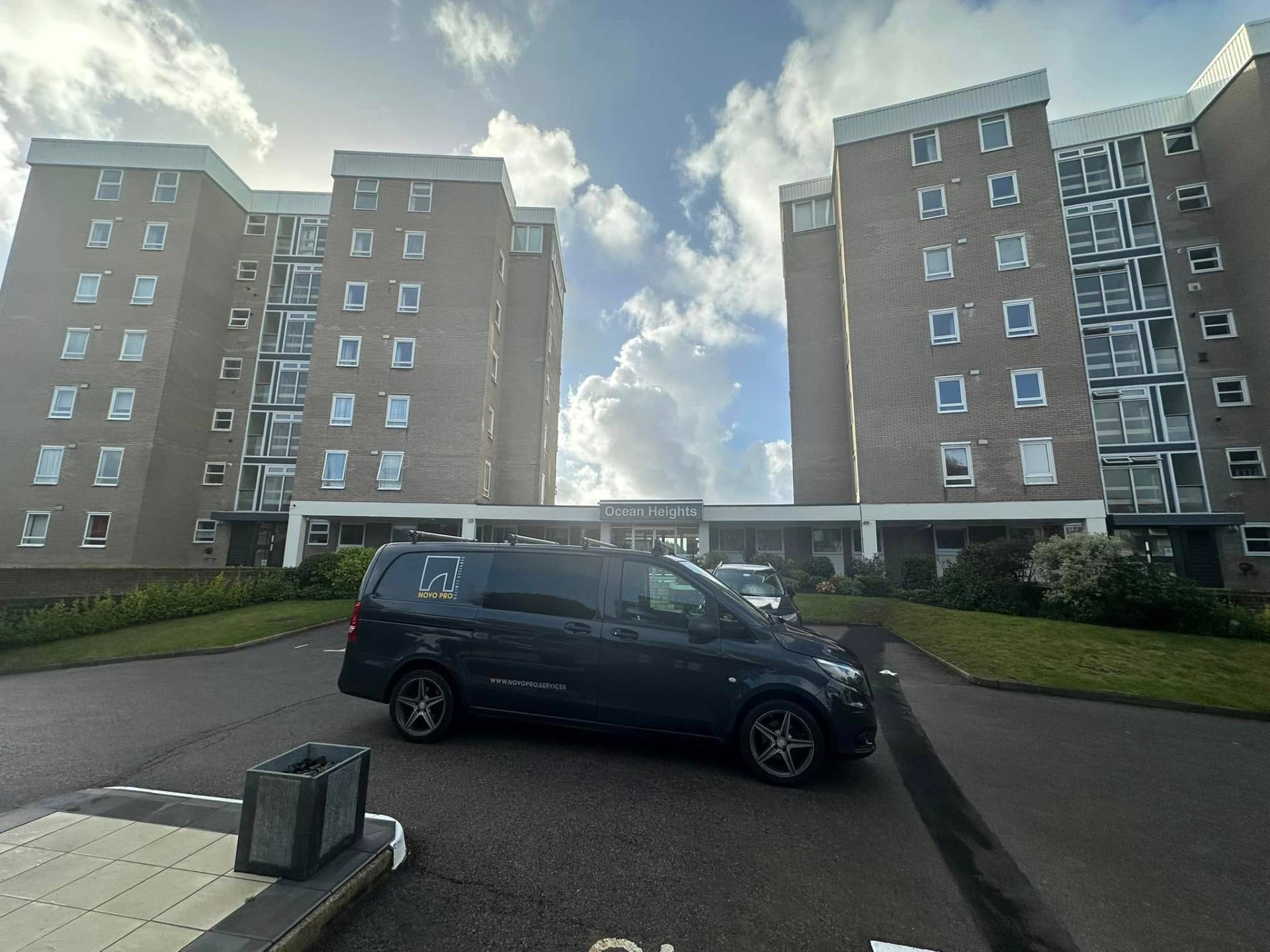 Novopro Fire Protection block maintenance at Ocean Heights, Bournemouth